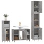 Set muebles de baño 2 piezas madera contrachapada gris hormigón de vidaXL, Muebles de baño - Ref: Foro24-3190295, Precio: 182...