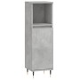 Set muebles de baño 2 piezas madera contrachapada gris hormigón de vidaXL, Muebles de baño - Ref: Foro24-3190295, Precio: 182...