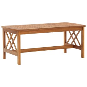 Mesa de centro de madera maciza de acacia 102x50x43 cm de vidaXL, Mesas de centro - Ref: Foro24-310265, Precio: 87,00 €, Desc...