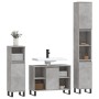 Set muebles de baño 2 piezas madera contrachapada gris hormigón de vidaXL, Muebles de baño - Ref: Foro24-3190311, Precio: 200...