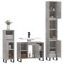 Set muebles de baño 2 piezas madera contrachapada gris hormigón de vidaXL, Muebles de baño - Ref: Foro24-3190311, Precio: 200...