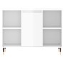 Set muebles de baño 3 piezas madera contrachapada blanco brillo de vidaXL, Muebles de baño - Ref: Foro24-3190293, Precio: 223...