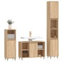 Set de muebles de baño 3 pzas madera contrachapada roble Sonoma de vidaXL, Muebles de baño - Ref: Foro24-3190294, Precio: 216...