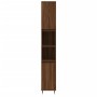 3-piece bathroom furniture set made of brown oak plywood by vidaXL, Bathroom furniture - Ref: Foro24-3190298, Price: 195,69 €...