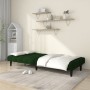 Dark green velvet 2-seater sofa bed by vidaXL, Sofas - Ref: Foro24-337504, Price: 198,37 €, Discount: %