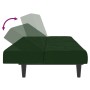 Dark green velvet 2-seater sofa bed by vidaXL, Sofas - Ref: Foro24-337504, Price: 198,37 €, Discount: %