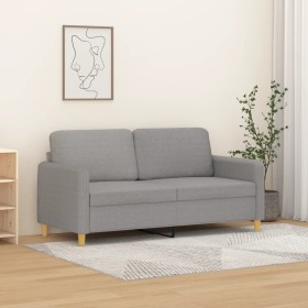 2 seater sofa in light gray fabric 140 cm by vidaXL, Sofas - Ref: Foro24-349089, Price: 201,99 €, Discount: %