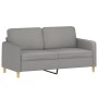 2-Sitzer-Sofa aus hellgrauem Stoff, 140 cm von vidaXL, Sofas - Ref: Foro24-349089, Preis: 201,56 €, Rabatt: %