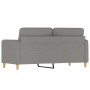 2-Sitzer-Sofa aus hellgrauem Stoff, 140 cm von vidaXL, Sofas - Ref: Foro24-349089, Preis: 201,56 €, Rabatt: %