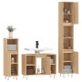 3-piece bathroom furniture set made of Sonoma oak plywood. by vidaXL, Bathroom furniture - Ref: Foro24-3190302, Price: 203,00...