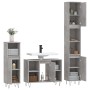 Set muebles de baño 2 piezas madera contrachapada gris hormigón de vidaXL, Muebles de baño - Ref: Foro24-3190303, Precio: 175...