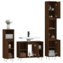 3-piece bathroom furniture set in brown oak plywood by vidaXL, Bathroom furniture - Ref: Foro24-3190306, Price: 178,84 €, Dis...