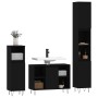 Juego de muebles de baño 3 pzas madera contrachapada negro de vidaXL, Muebles de baño - Ref: Foro24-3190300, Precio: 175,92 €...