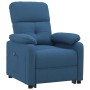 Sillón reclinable eléctrico tela azul de vidaXL, Sillones - Ref: Foro24-3120354, Precio: 236,40 €, Descuento: %