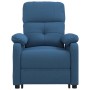 Sillón reclinable eléctrico tela azul de vidaXL, Sillones - Ref: Foro24-3120354, Precio: 236,40 €, Descuento: %