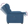 Sillón reclinable eléctrico tela azul de vidaXL, Sillones - Ref: Foro24-3120354, Precio: 236,40 €, Descuento: %