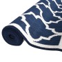 Outdoor rug gray and white 80x250 cm by vidaXL, Outdoor protectors - Ref: Foro24-364801, Price: 34,99 €, Discount: %