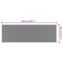 Alfombra de exterior gris y blanca 80x250 cm de vidaXL, Protectores para exterior - Ref: Foro24-364801, Precio: 34,99 €, Desc...