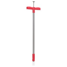 Weed remover coated steel red gray 93.5 cm by vidaXL, Brush cutters - Ref: Foro24-364821, Price: 23,99 €, Discount: %