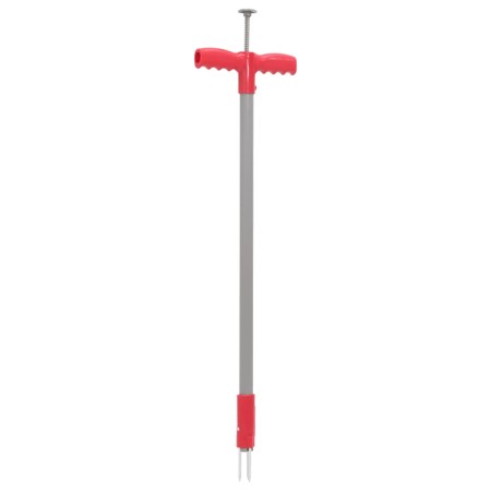 Weed remover coated steel red gray 93.5 cm by vidaXL, Brush cutters - Ref: Foro24-364821, Price: 23,38 €, Discount: %