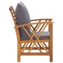 Garden chairs with cushions 2 units solid acacia wood by vidaXL, Garden chairs - Ref: Foro24-310268, Price: 212,99 €, Discoun...