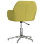 Light Green Fabric Swivel Office Chair