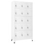 Light gray steel locker 90x40x180 cm by vidaXL, Lockers and storage cabinets - Ref: Foro24-339821, Price: 372,86 €, Discount: %