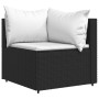 Garden corner sofas with cushions 2 pcs black synthetic rattan by vidaXL, Outdoor sofas - Ref: Foro24-319730, Price: 215,23 €...