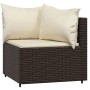 Garden corner sofas with cushions 2 units brown synthetic rattan by vidaXL, Outdoor sofas - Ref: Foro24-319758, Price: 111,04...