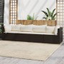 4-teiliges Gartenmöbel-Set und braune synthetische Rattankissen von vidaXL, Outdoor-Sofas - Ref: Foro24-319752, Preis: 239,39...