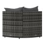 Garten-Ecksofas mit Kissen 2 Stück synthetisches Rattangrau von vidaXL, Outdoor-Sofas - Ref: Foro24-319774, Preis: 111,34 €, ...