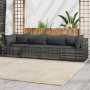 4-teiliges Gartenmöbel-Set und graue synthetische Rattankissen von vidaXL, Outdoor-Sofas - Ref: Foro24-319768, Preis: 249,07 ...