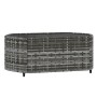 3-teiliges Gartenmöbel-Set und graue synthetische Rattankissen von vidaXL, Outdoor-Sofas - Ref: Foro24-319775, Preis: 187,21 ...