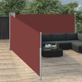 Braune einziehbare Seitenmarkise 100x1000 cm von vidaXL, Sonnenschirme - Ref: Foro24-48475, Preis: 115,99 €, Rabatt: %