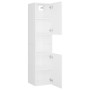 White engineered wood bathroom furniture set by vidaXL, Bathroom furniture - Ref: Foro24-3070973, Price: 135,48 €, Discount: %