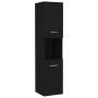 Black chipboard bathroom furniture set by vidaXL, Bathroom furniture - Ref: Foro24-3071226, Price: 290,12 €, Discount: %