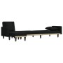 L-shaped sofa bed black fabric 275x140x70 cm by vidaXL, Sofas - Ref: Foro24-3157234, Price: 386,67 €, Discount: %