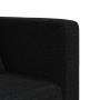 L-förmiges Schlafsofa aus schwarzem Stoff, 275 x 140 x 70 cm von vidaXL, Sofas - Ref: Foro24-3157234, Preis: 386,67 €, Rabatt: %