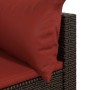 Garden corner sofas with cushions 2 units brown synthetic rattan by vidaXL, Outdoor sofas - Ref: Foro24-319810, Price: 137,99...