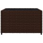 3-piece garden furniture set and brown synthetic rattan cushions by vidaXL, Outdoor sofas - Ref: Foro24-319827, Price: 188,24...