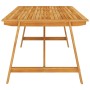 Garden dining table solid acacia wood 206x100x74 cm by vidaXL, Garden tables - Ref: Foro24-312407, Price: 310,27 €, Discount: %