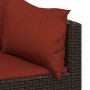 Garden corner sofas with cushions 2 units brown synthetic rattan by vidaXL, Outdoor sofas - Ref: Foro24-319822, Price: 150,99...