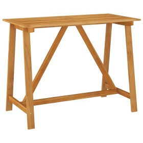 High garden table solid acacia wood 140x70x104 cm by vidaXL, Garden tables - Ref: Foro24-312409, Price: 166,47 €, Discount: %