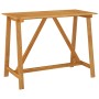 High garden table solid acacia wood 140x70x104 cm by vidaXL, Garden tables - Ref: Foro24-312409, Price: 166,99 €, Discount: %