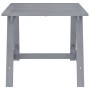 Garden dining table solid gray acacia wood 88x88x74 cm by vidaXL, Garden tables - Ref: Foro24-312410, Price: 91,61 €, Discoun...