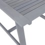 Garden dining table solid gray acacia wood 88x88x74 cm by vidaXL, Garden tables - Ref: Foro24-312410, Price: 91,61 €, Discoun...