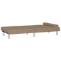 Sofá cama con portavasos cuero sintético color capuchino de vidaXL, Sofás - Ref: Foro24-351929, Precio: 267,97 €, Descuento: %