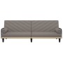 Sofá cama con reposabrazos tela gris taupe de vidaXL, Sofás - Ref: Foro24-351936, Precio: 249,93 €, Descuento: %