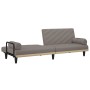 Schlafsofa mit Armlehnen aus taupegrauem Stoff von vidaXL, Sofas - Ref: Foro24-351936, Preis: 249,61 €, Rabatt: %