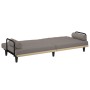 Sofá cama con reposabrazos tela gris taupe de vidaXL, Sofás - Ref: Foro24-351936, Precio: 249,93 €, Descuento: %